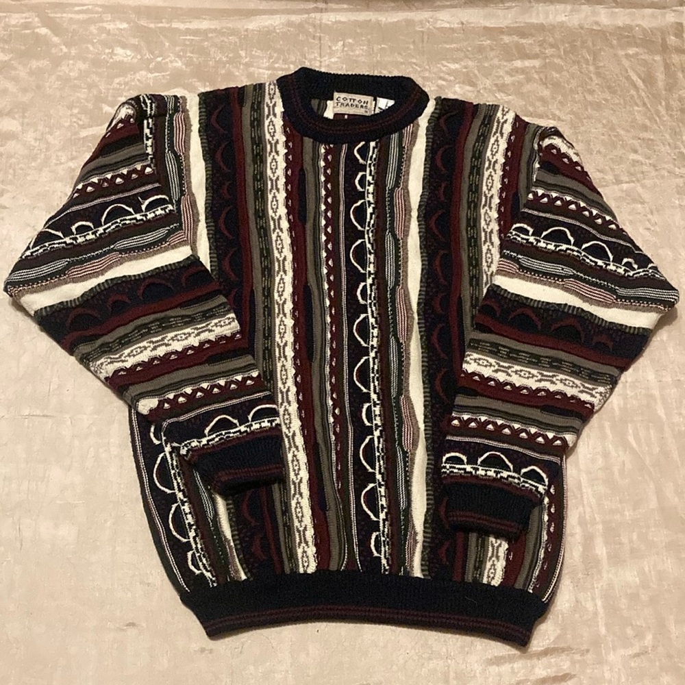 Vintage Cotton Traders Knit Sweater